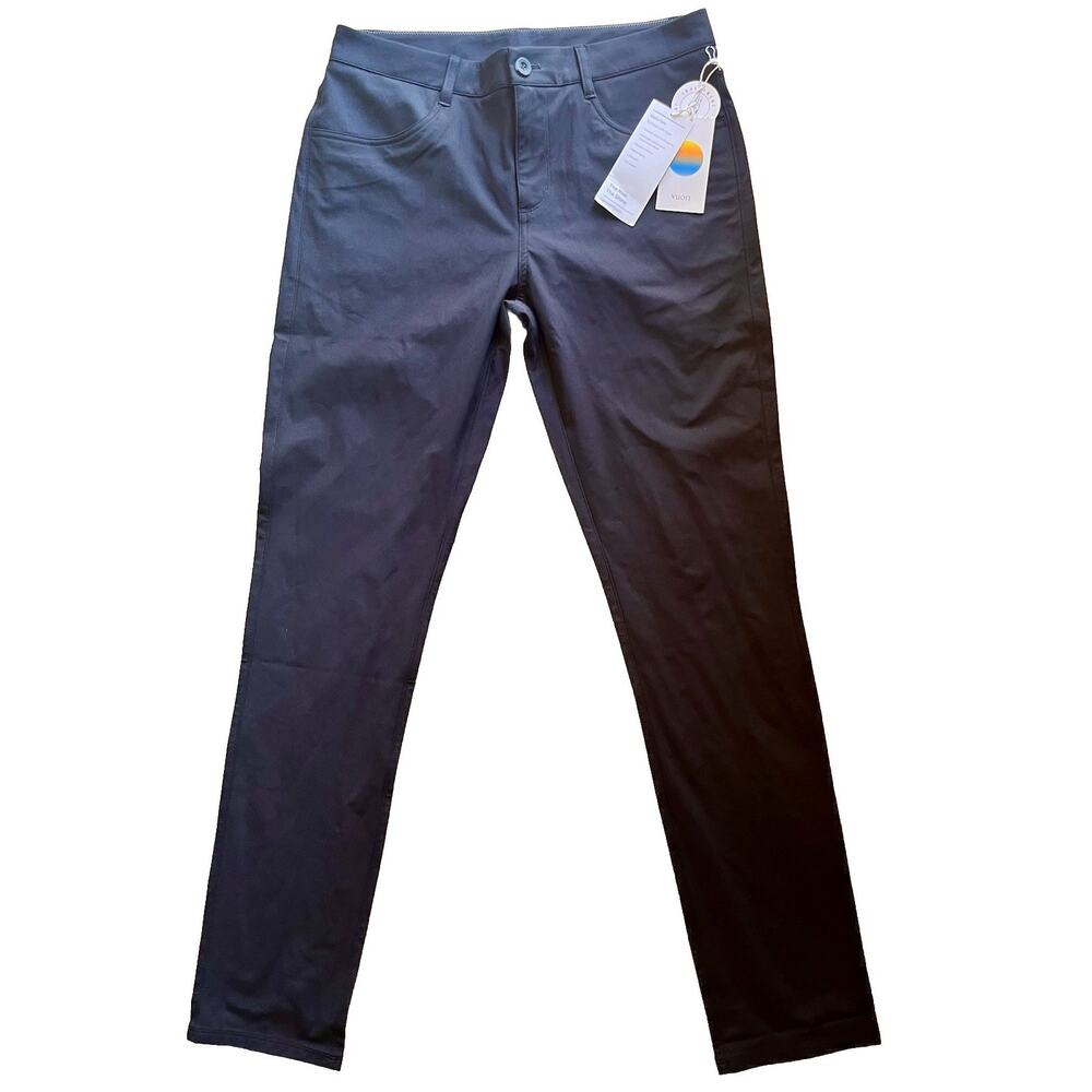 Vuori Meta Pants V430 Mens 31 Fits 32x32 Black Performance Stretch Chino NWT